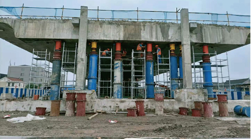 南通江海大道東延（綜藝集團東~揚子江路）橋梁頂升工程