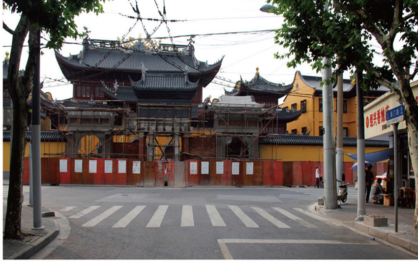 下海廟山門樓整體平移頂升工程