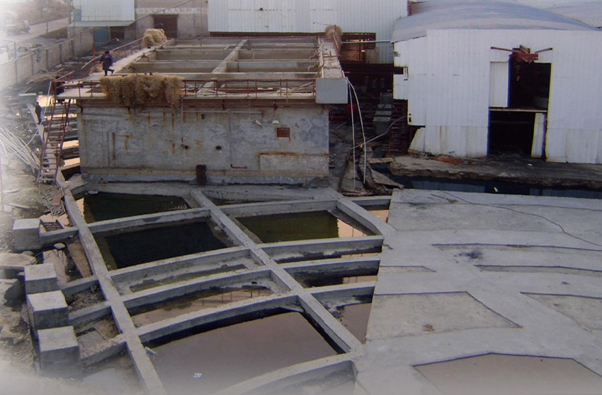 溫州污水池平移工程