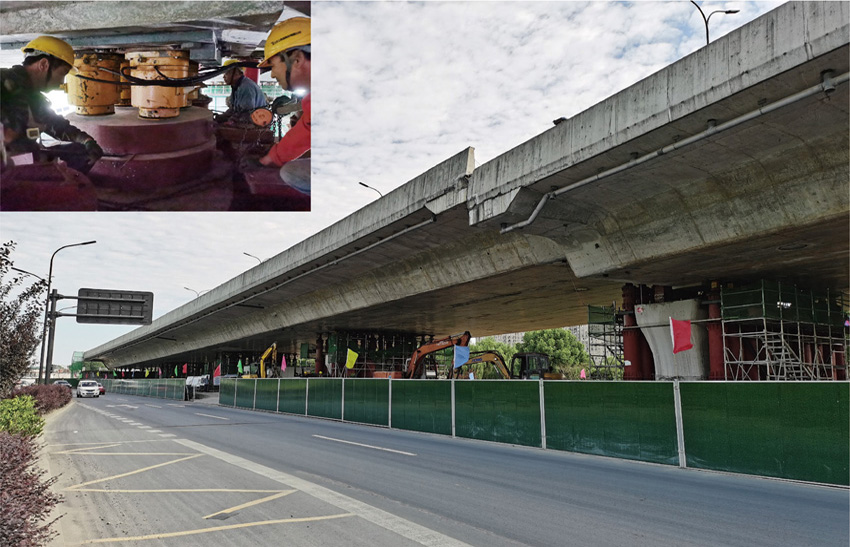 杭州中環(huán)柯橋段高架橋改建頂升工程
